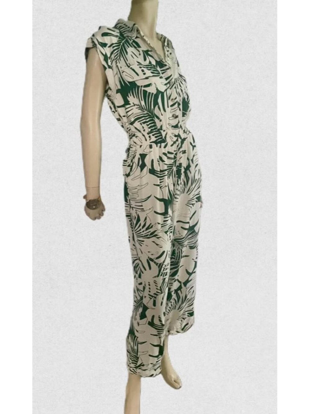 90s Women’s Jumpsuit, Size M, Hawaiian
